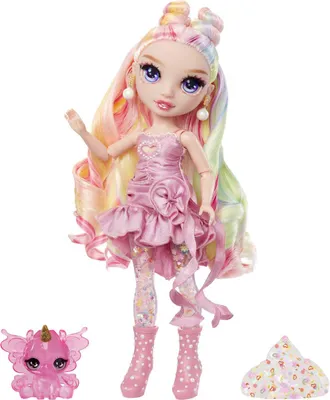 Image de Rainbow High Rainbow Shimmers with Slime Fashion Doll - Bella (pink), Poupée de mode, Femme, 4 année(s), garçon/fille, 280 mm, Multicolore