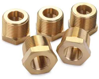 Messing Reduzierstück 3/4" BSPT x 3/8" BSPP 5 Stück