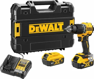 Zdjęcie produktu dla DEWALT DCD799P2T-QW 2-Gang-Akku-Schlagbohrschrauber inkl. 2. Akku Ladegeraet inkl (DCD799P2T-QW)