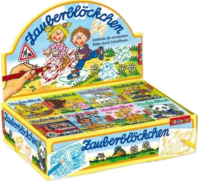Produktbild von Kl. Zauberblock Display 9, A8, 8 Motive