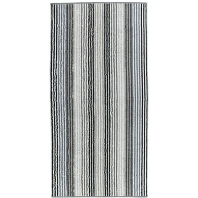 Produktbild von Cawö Handtuch Unique Streifen" anthrazit 50x100 cm"