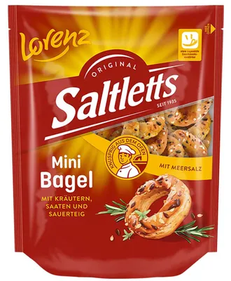 Image de Saltletts 88801 Saltletts Mini Bagel Kekse 100,0 g