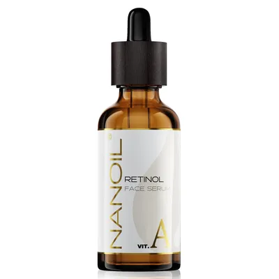 Image de Sérum pour le visage au Retinol Nanoil 50ml - Sérum pour le Visage Lissant, Anti-âge et Liftant à la Vitamine A