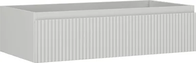 Produktbild von Mexen Rivel Badezimmerschrank 90 cm, 1 Schublade, geriffelt, graumatt - 91A20-09023-1-BF62