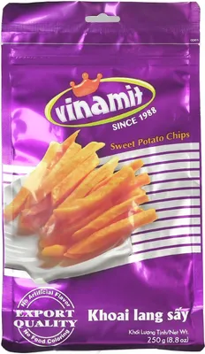 Produktbild von Vinamit Süßkartoffeln Snack Khaoi Lang Say 250g
