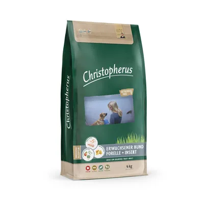 Produktbild von Christopherus Getreidefrei Forelle & Insekt 4kg