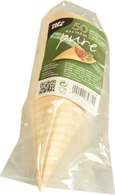 Obrázok produktu pre Papstar Fingerfood Spitztüten Holz