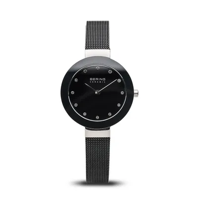 Obrázek produktu pro Dámské náramkové hodinky Bering Slim Ceramic - 11429-102 Síťovaný řemínek