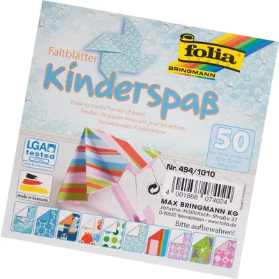 Image de folia KINDERSPASS feuilles pliantes, 100 x 100 mm, 50 feuilles