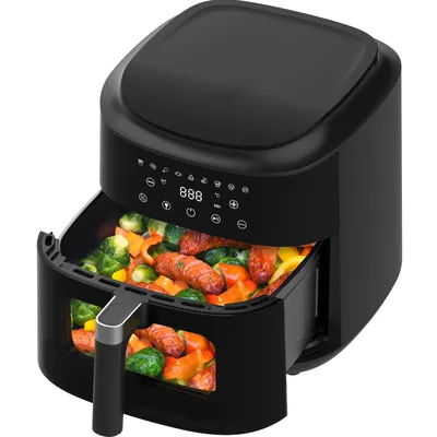 Produktbild von Airfryer 9L XXL Heißluftfritteuse – 2350W, Digital-Touchscreen, 9 Programme, Sichtfenster mit Licht, fettarm & ohne Öl, Fettarm & Platzsparend