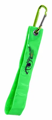 Obrázek produktu pro Compass 01575 - Přívěšek s karabinou reflexní S.O.R. zelený