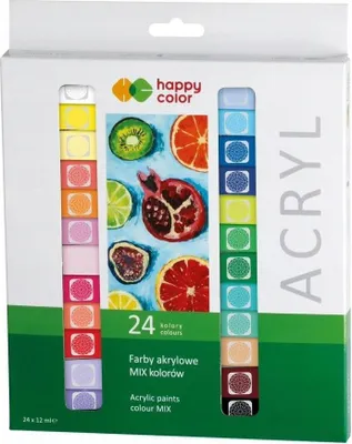 Produktbild von Acrylfarben-Set 24 Farben + 12Ml 9324