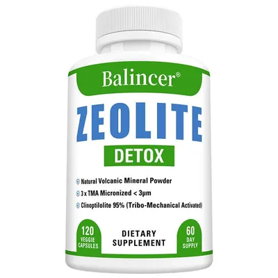 Productafbeelding van Zeoliet voor ontgifting en ondersteuning van de lever – 120 capsules – Natuurlijk mineraalpoeder