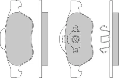 Produktbild von METZGER Bremsbeläge Satz Vorne für RENAULT TWINGO II (CN0) 1170462