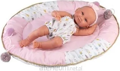 Produktbild von Llorens 73806 NEW BORN DOLL - realistische Babypuppe mit Vollvinylkörper - 40 cm