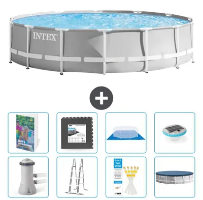 Produktbild von Prism Frame Pool Rund - 427x107 cm - 7-teilig S608