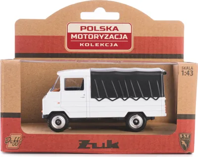 Zdjęcie produktu dla Żuk PRL biały model samochodu 1:43 Daffi