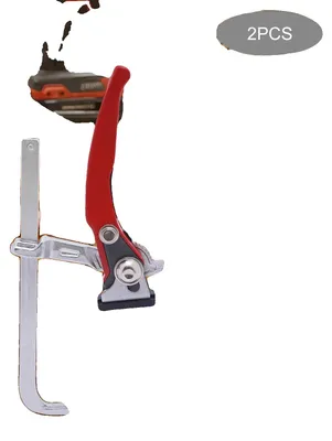 Zdjęcie produktu dla Ściski z mechanizmem zapadkowym, siła zacisku maks. 220 kg, średnica zacisku 160 mm, głębokość zacisku 60 mm, waga netto 0,5 kg, ilość 2 sztuki