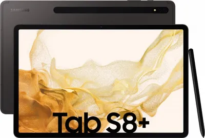 Produktbild von Samsung Galaxy Tab S8+ WiFi X800N EU 128GB, Android, Graphite
