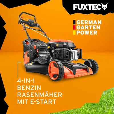 Produktbild von FUXTEC Benzin Rasenmäher RM5196eS 196ccm Selbstantrieb Motormäher Mäher 6PS