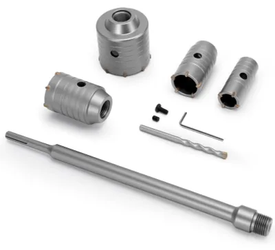 Wandgatzaagkit 30–68 mm mit Verbindungsstange 320 mm