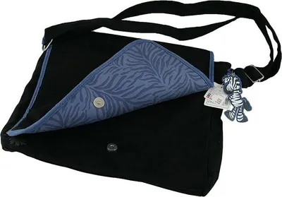 Produktbild von Nici Schultasche Zebra schwarz mit verstellbarem Schulterriemen Kindertasche