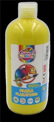 Obrázok produktu pre Žltá farba na plagáty 500 ml od Sweet Colours