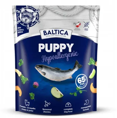 Zdjęcie produktu dla Sucha karma dla szczeniąt BALTICA EXCELLENT Łosoś Hypoallergenic XS/S 1kg