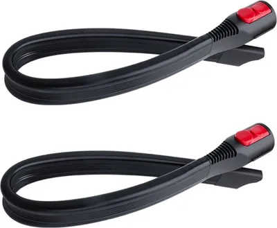 Produktbild von 2x flexible Fugendüse für Dyson Staubsauger V7 V8 V10 V11 V15, XXL Sauglanze Ersatzteil, Zubehör für Dyson, Schmale Düse für Ecken & Fugen, Staubsaugerdüse, Verlängerung für schwer zugängliche Stellen