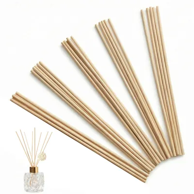 Rotan-Diffuserstäbchen 30 Stück, 30 cm, Naturholz