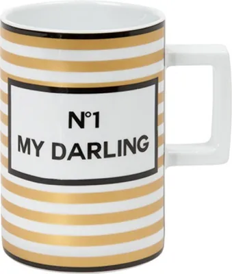 Produktbild von Könitz Porzellan Tasse N°1 - MY DARLING - Trés Chic
