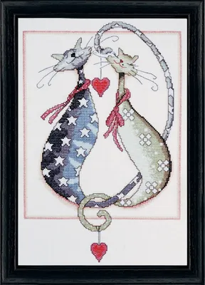 Produktbild von Design Works Kreuzstich Stickpackung "Perfekt", Zählmuster, 23x36cm