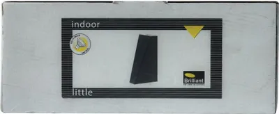 Produktbild von Brilliant Wandleuchte Little Modern Schwarz Metall 25cm max. 2 x 35W ohne Leuchtmittel
