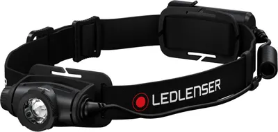 Produktbild von Ledlenser H5 Stirnlampe schwarz, 350 Lumen, 160m Leuchtweite, 20 Std. Laufzeit, IP67, Batterie