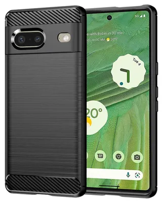 Zdjęcie produktu dla Techsuit Carbon Silicone etui do Google Pixel 7 – czarne