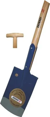 Produktbild von KRENHOF-Doppelfederspaten, 1.50 kg,mit Knopfstiel