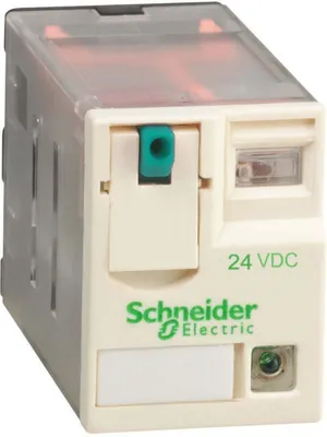 Produktbild von Schneider Electric Miniaturrelais RXM, 4 W, 6 A, 24 VDC RXM4AB1BD