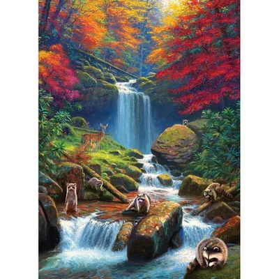 Produktbild von Cobble Hill Mystic Falls in Autumn, 1000 Stück(e)