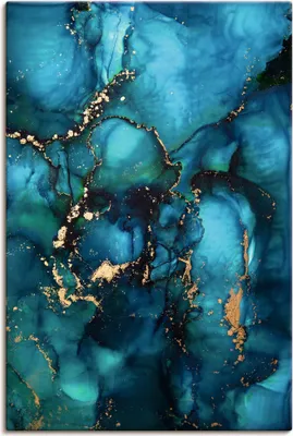 Produktbild von ARTland Leinwandbild Lagune Größe: 20x30 cm