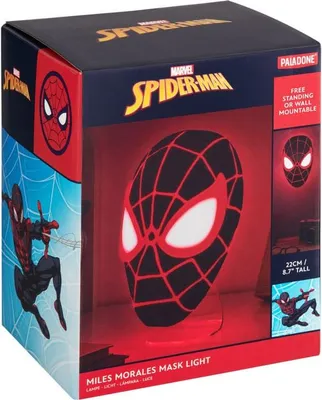 Obrázek produktu pro Spider-Man 3D LED světelná maska Milese Moralese