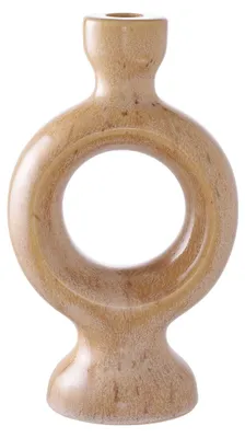 Immagine prodotto di Portacandela in Vetroceramica marrone 13x8x23 cm