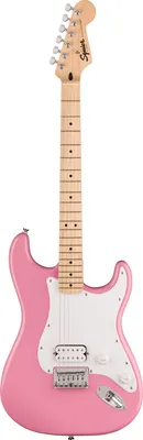 Produktbild von Fender Squier Sonic Stratocaster HT H MN Flash Pink E-Gitarre