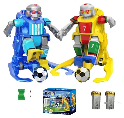 Image de Robots de football télécommandés, 2 joueurs, batterie rechargeable, 2 robots télécommandés