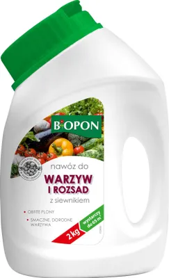 Obrázek produktu pro BIOPON Hnojivo pro zeleninu s vysévačem 2KG