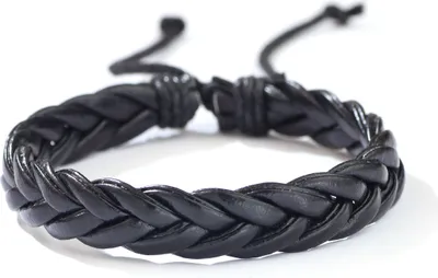 Produktbild von INF Handgefertigtes Lederarmband mit Tigerauge und Natursteinen
