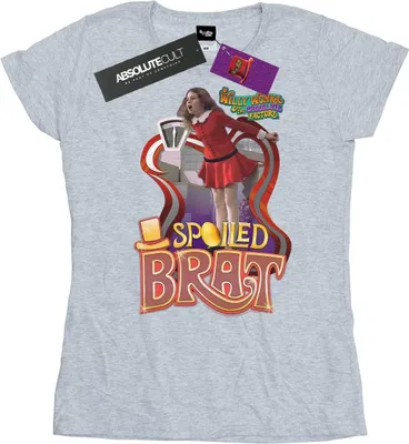Produktbild von Willy Wonka & The Chocolate Factory - T-Shirt für Damen BI51032 (XXL) (Grau)