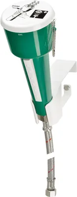 Produktbild von KWC AR Augendusche, Kst., Wandmontage, grün