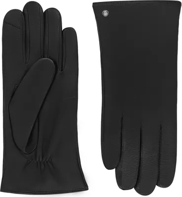 Roeckl klassicher Herren Lederhandschuh Boston Touch in schwarz