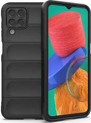 Produktbild von Samsung M33 Hülle, Weich TPU Silikon Stossfest Anti-rutsch Schutzhülle für Samsung Galaxy M33 Schwarz