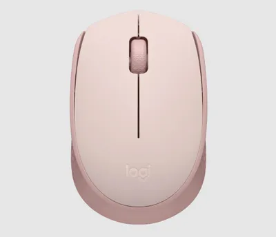 Zdjęcie produktu dla Logitech M171, Oburęczny, Optyczny, RF Wireless, 1000 DPI, Różowy